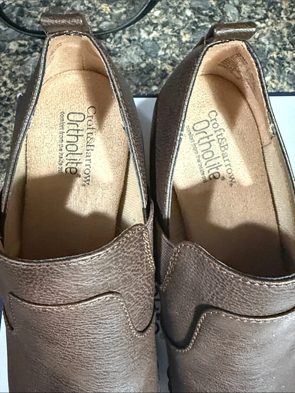 croft & barrow Maid women’s Brown Leather ankle boots